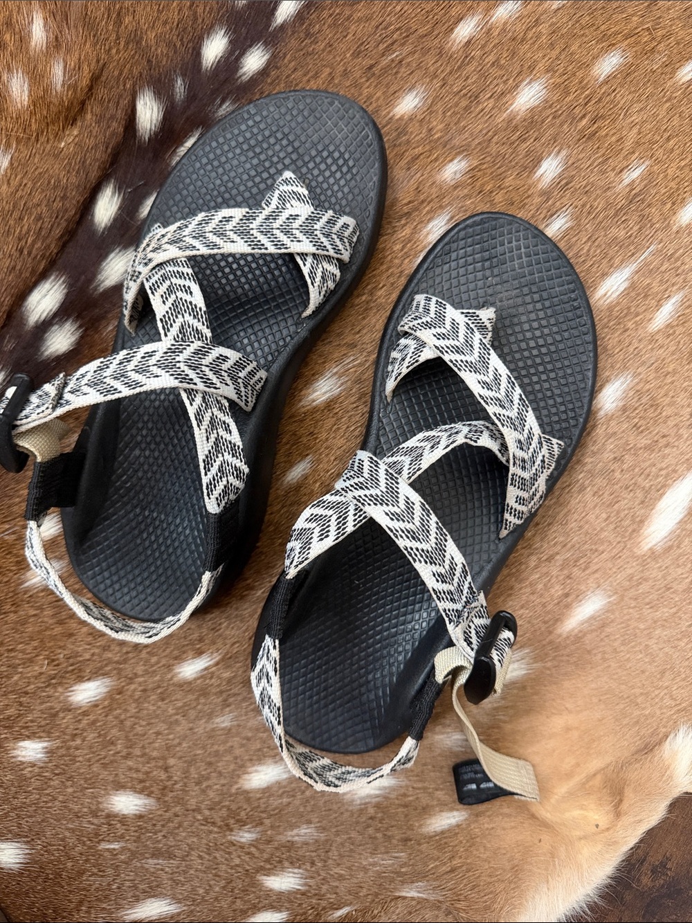 Black & White Chacos